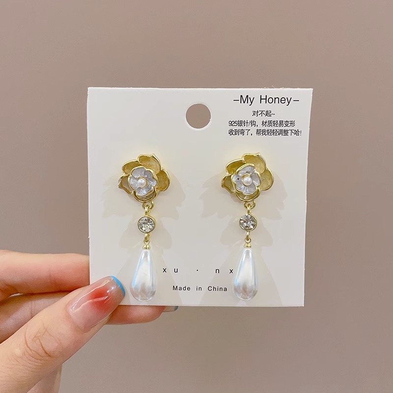 925 Silver Needle Earrings Women's Floor Stand Night Market Source Korean Fashion New Popular Earrings Wholesale Popular Earrings