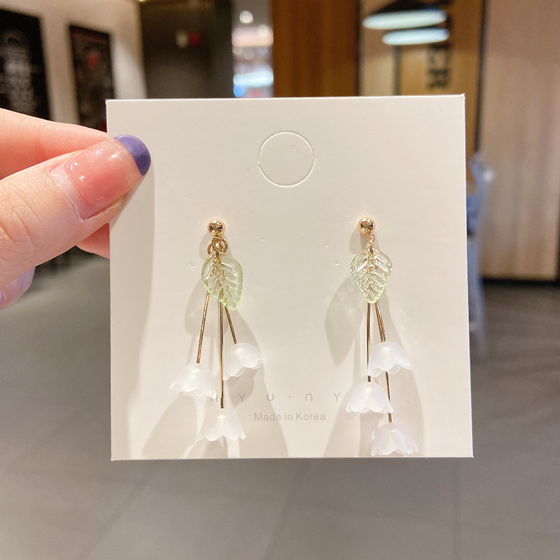 925 Silver Needle Earrings Women's Floor Stand Night Market Source Korean Fashion New Popular Earrings Wholesale Popular Earrings