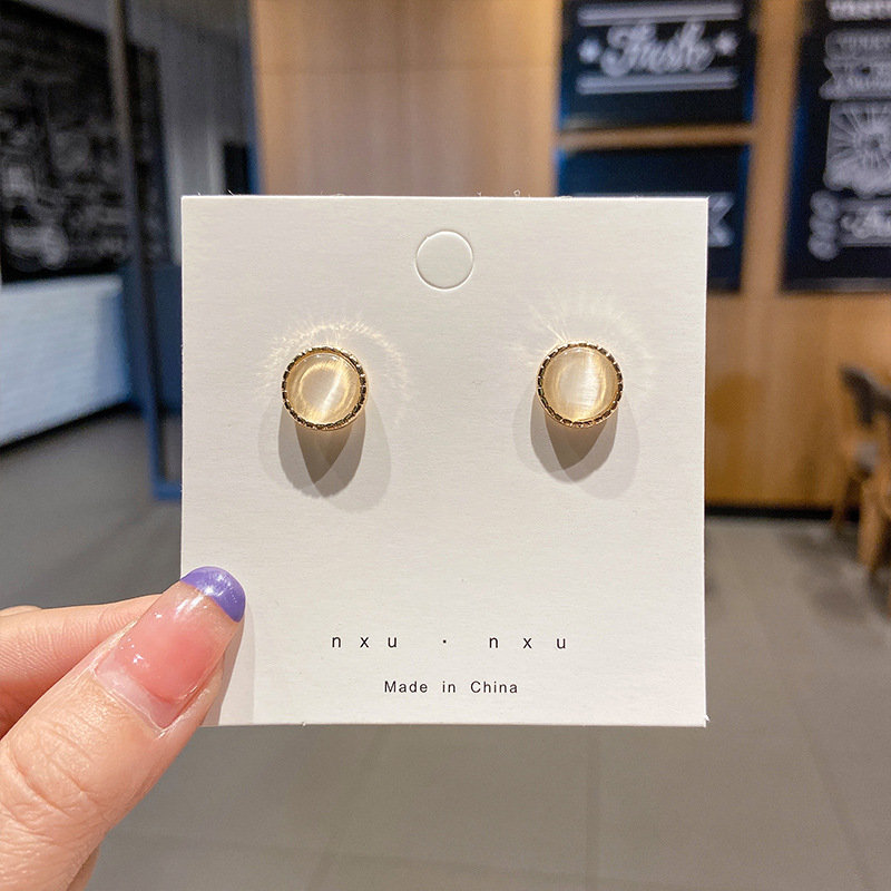 925 Silver Needle Earrings Women's Floor Stand Night Market Source Korean Fashion New Popular Earrings Wholesale Popular Earrings