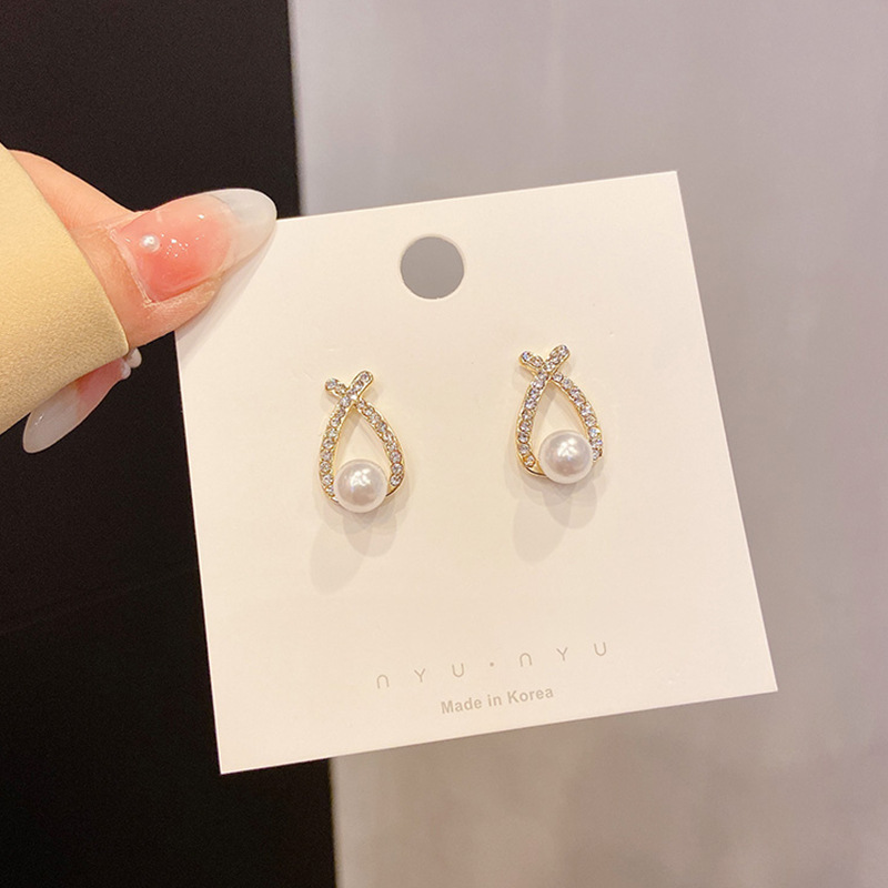 925 Silver Needle Earrings Women's Floor Stand Night Market Source Korean Fashion New Popular Earrings Wholesale Popular Earrings