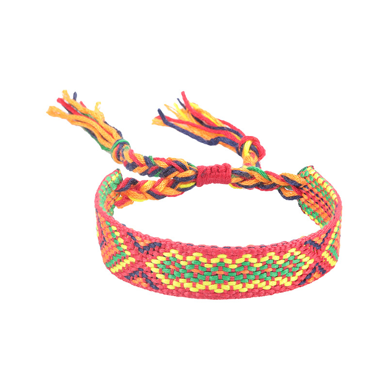 Cross Border New Nepal Ethnic Style Woven Bracelet...