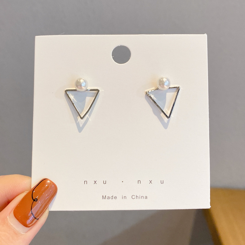 925 Silver Needle Earrings Women's Floor Stand Night Market Source Korean Fashion New Popular Earrings Wholesale Popular Earrings
