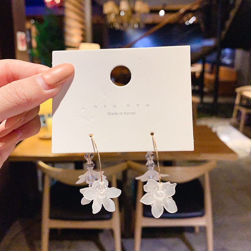 925 Silver Needle Earrings Women's Floor Stand Night Market Source Korean Fashion New Popular Earrings Wholesale Popular Earrings