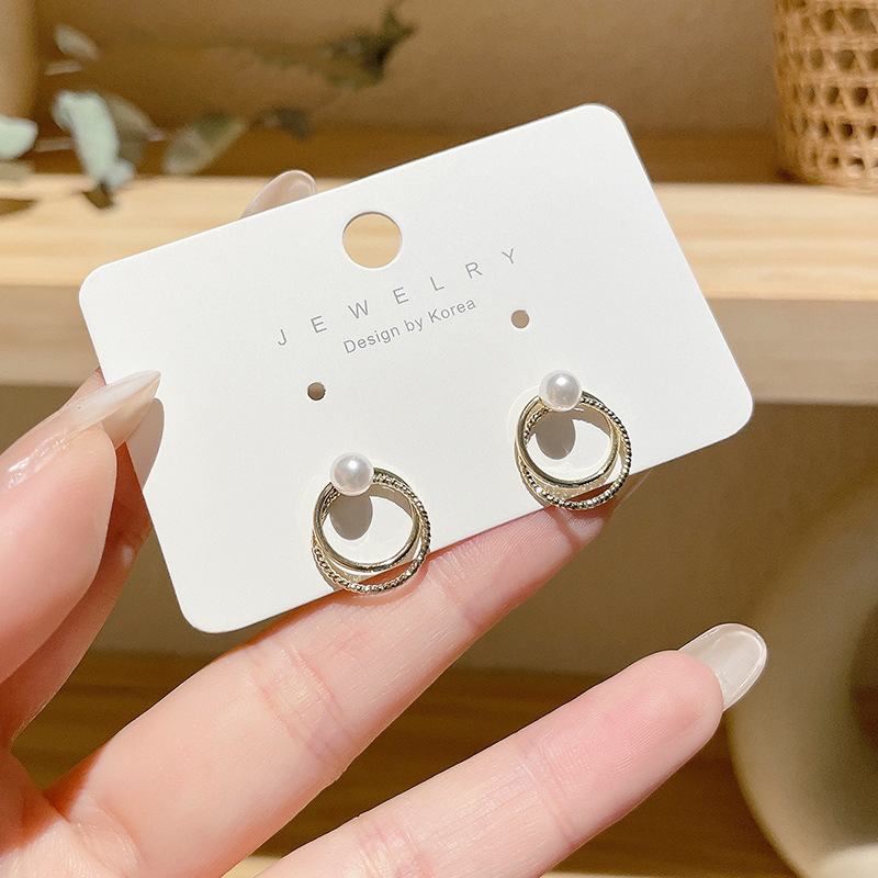 925 Silver Needle Earrings Women's Floor Stand Night Market Source Korean Fashion New Popular Earrings Wholesale Popular Earrings