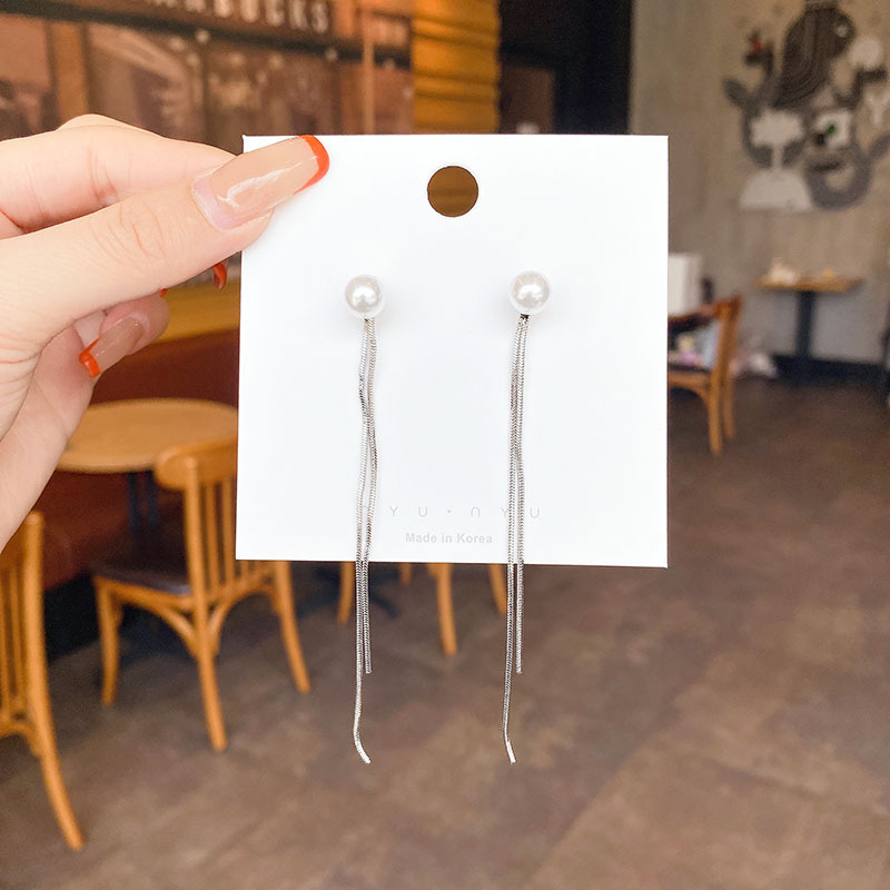 925 Silver Needle Earrings Women's Floor Stand Night Market Source Korean Fashion New Popular Earrings Wholesale Popular Earrings