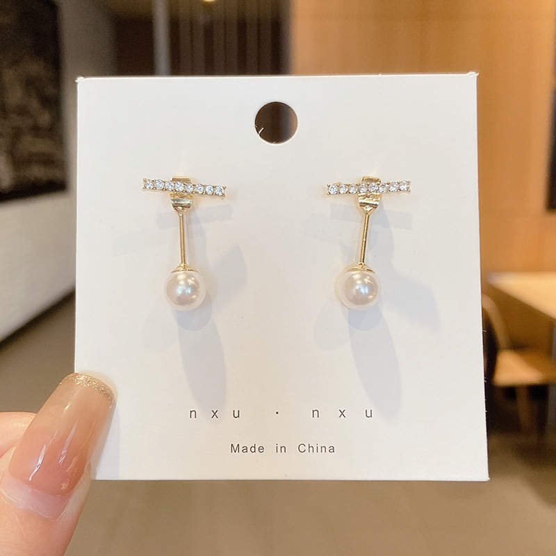 925 Silver Needle Earrings Women's Floor Stand Night Market Source Korean Fashion New Popular Earrings Wholesale Popular Earrings