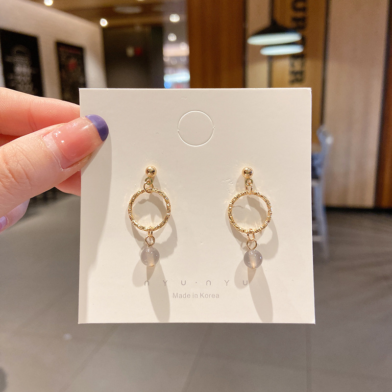 925 Silver Needle Earrings Women's Floor Stand Night Market Source Korean Fashion New Popular Earrings Wholesale Popular Earrings