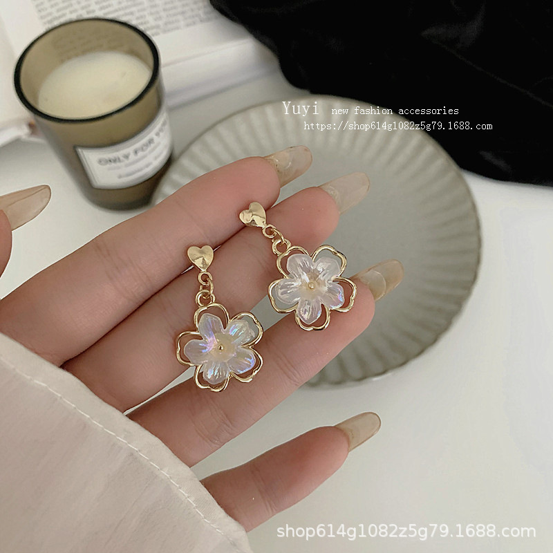 925 Silver Needle Earrings Women's Floor Stand Night Market Source Korean Fashion New Popular Earrings Wholesale Popular Earrings