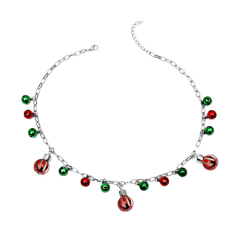 European And American Vintage Christmas Necklace J...