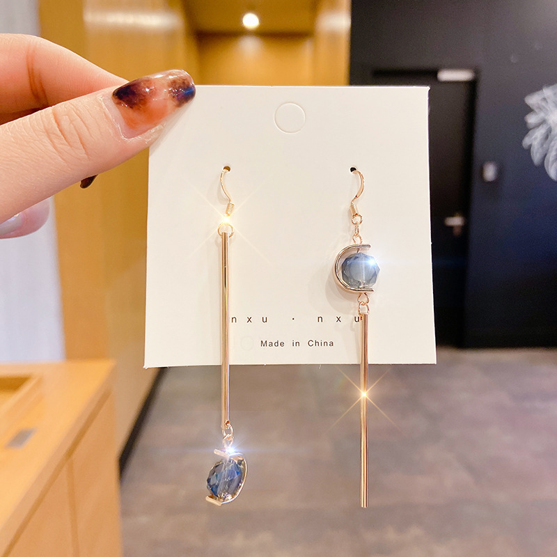 925 Silver Needle Earrings Women's Floor Stand Night Market Source Korean Fashion New Popular Earrings Wholesale Popular Earrings