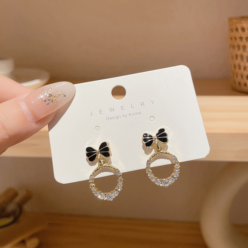 925 Silver Needle Earrings Women's Floor Stand Night Market Source Korean Fashion New Popular Earrings Wholesale Popular Earrings