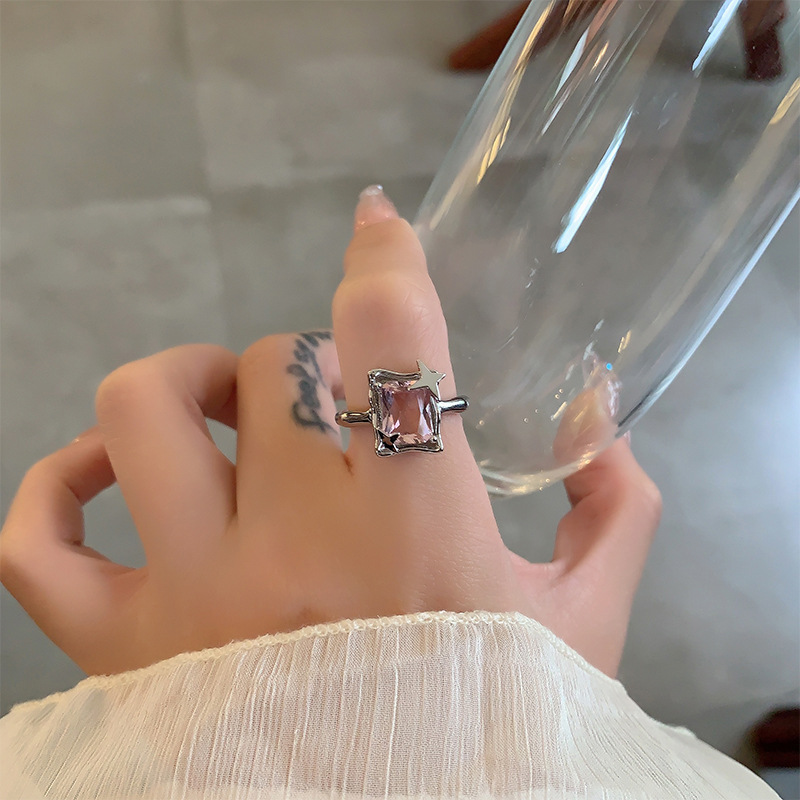 Bow Knot Love Ring, Light Luxury And Niche Design, High-End Sense, Fashionable And Personalized Opening Ring, Index Finger Ring Wholesale