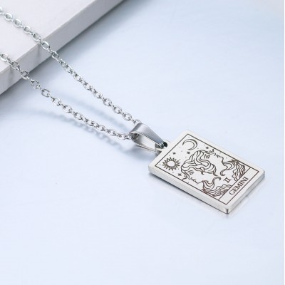 Original 12 Constellation Necklace Cross Border Ne...