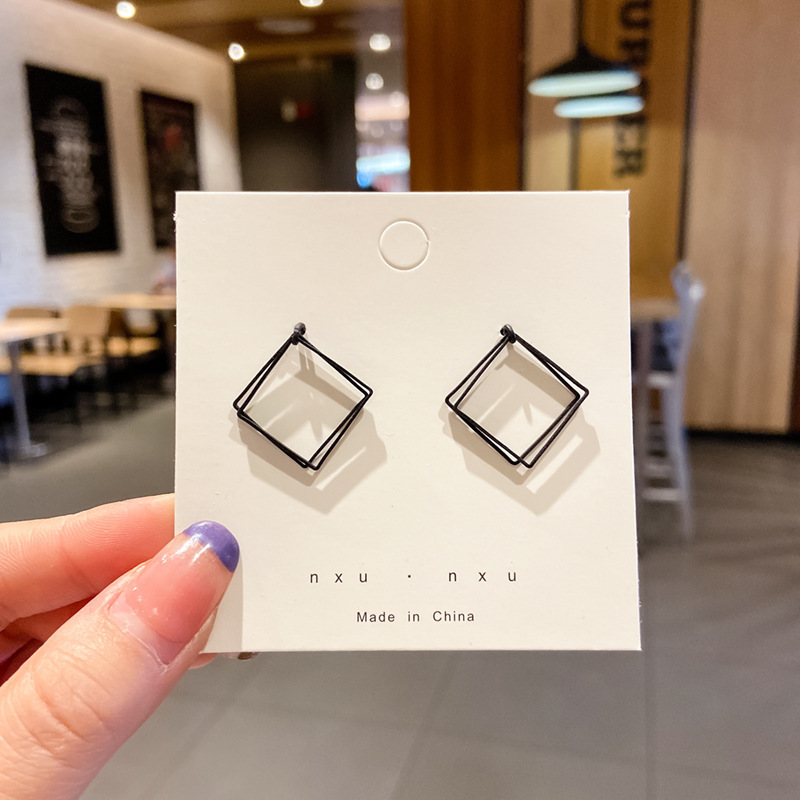 925 Silver Needle Earrings Women's Floor Stand Night Market Source Korean Fashion New Popular Earrings Wholesale Popular Earrings