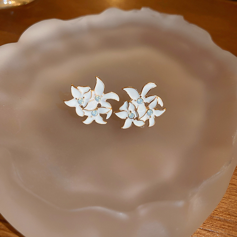 925 Silver Needle Placed On The Ground Stall Night Market Supply Source Earrings Female Korean Fashion Network Popular Live Broadcast Popular Earrings Earrings Wholesale