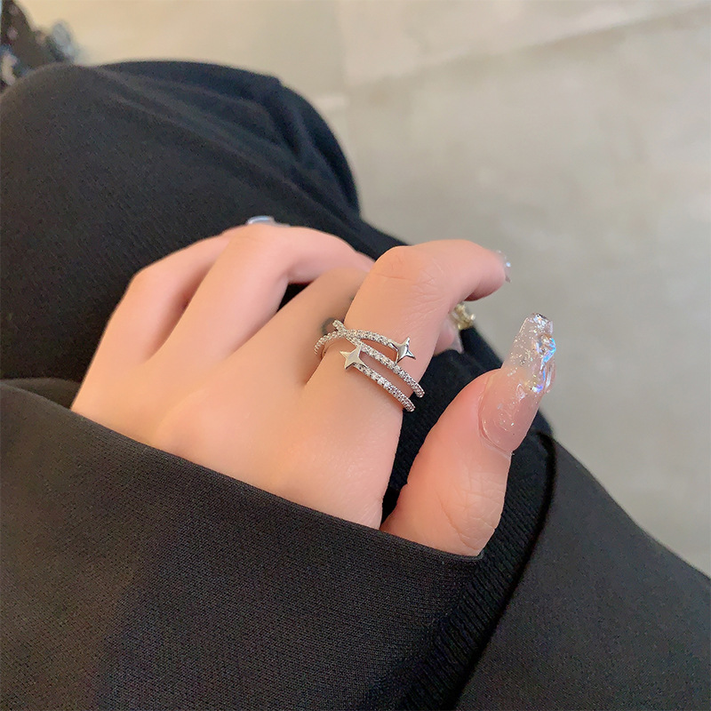 Bow Knot Love Ring, Light Luxury And Niche Design, High-End Sense, Fashionable And Personalized Opening Ring, Index Finger Ring Wholesale