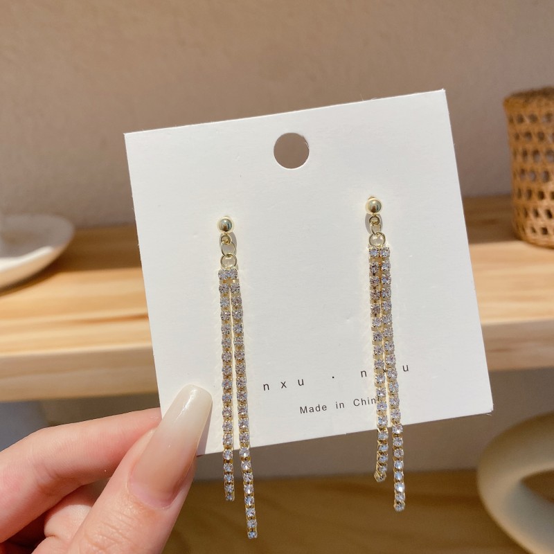 925 Silver Needle Earrings Women's Floor Stand Night Market Source Korean Fashion New Popular Earrings Wholesale Popular Earrings