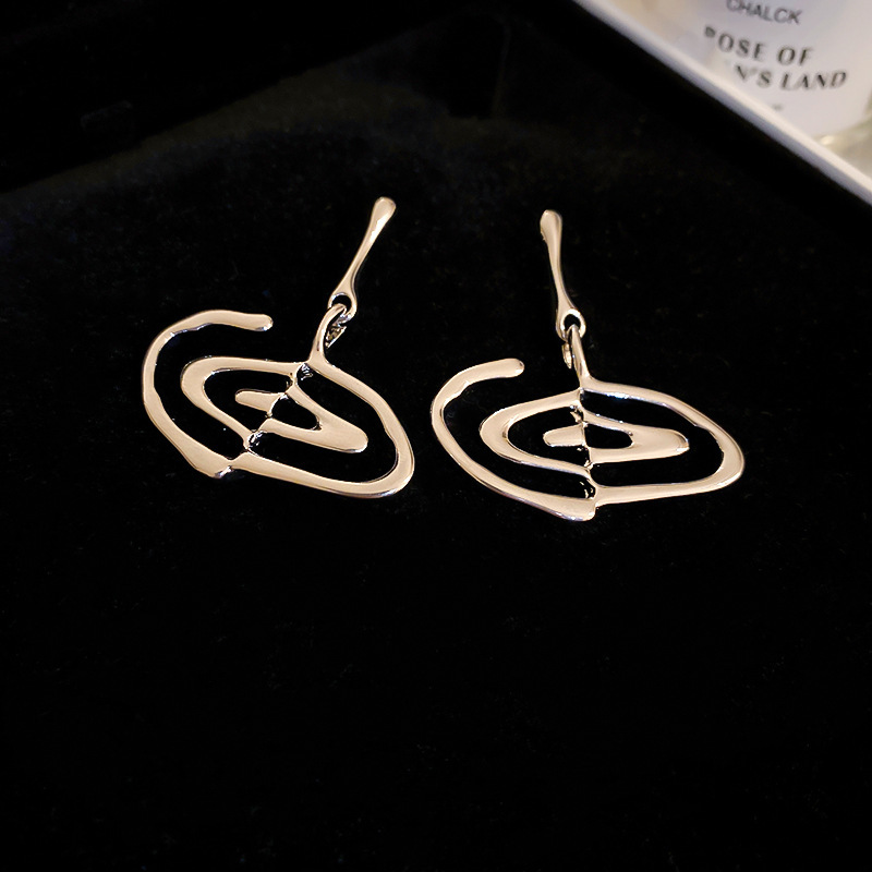 925 Silver Needle Placed On The Ground Stall Night Market Supply Source Earrings Female Korean Fashion Network Popular Live Broadcast Popular Earrings Earrings Wholesale