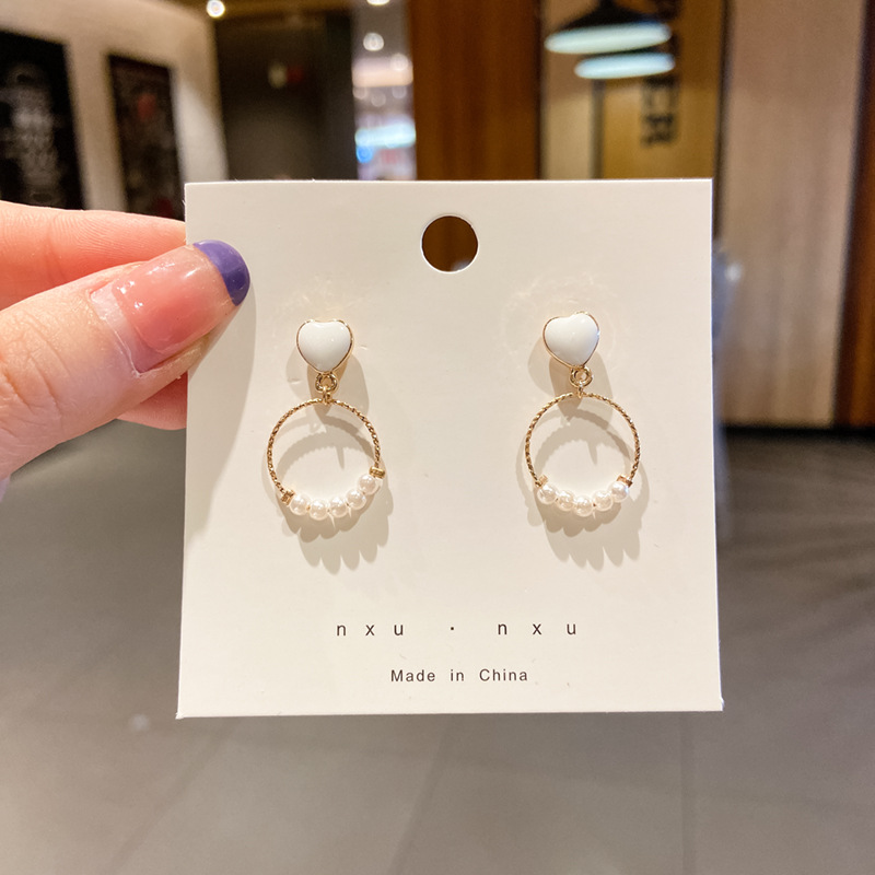 925 Silver Needle Earrings Women's Floor Stand Night Market Source Korean Fashion New Popular Earrings Wholesale Popular Earrings