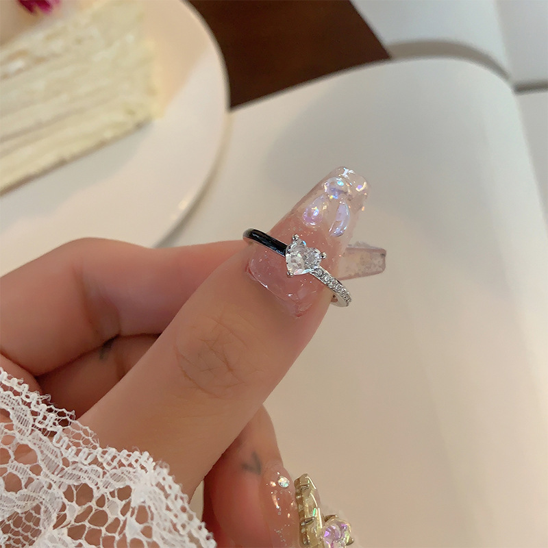 Bow Knot Love Ring, Light Luxury And Niche Design, High-End Sense, Fashionable And Personalized Opening Ring, Index Finger Ring Wholesale