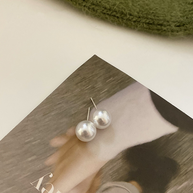 925 Silver Needle Placed On The Ground Stall Night Market Supply Source Earrings Female Korean Fashion Network Popular Live Broadcast Popular Earrings Earrings Wholesale