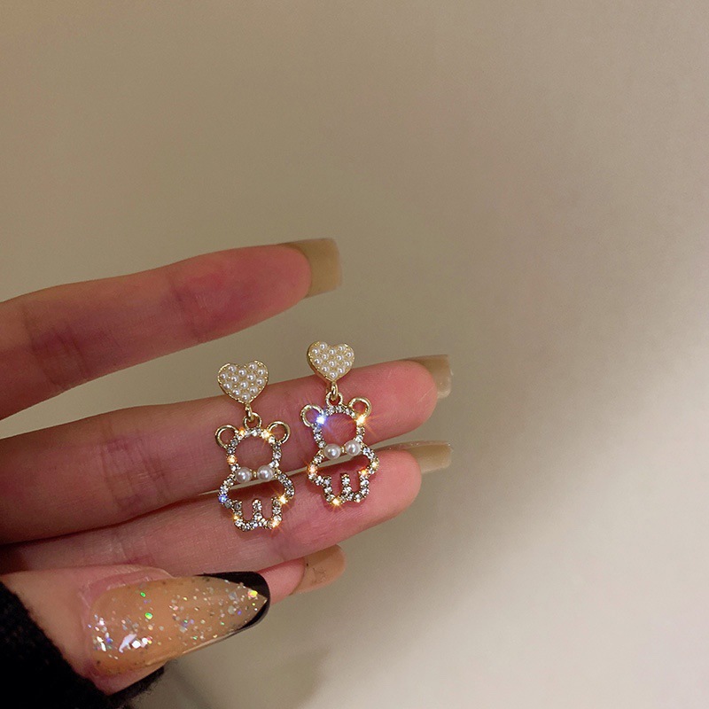 925 Silver Needle Earrings Women's Floor Stand Night Market Source Korean Fashion New Popular Earrings Wholesale Popular Earrings